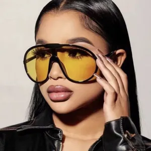 نظارات شمسيه لليدات كبيرة الحجم , Oversized sunglasses for women
