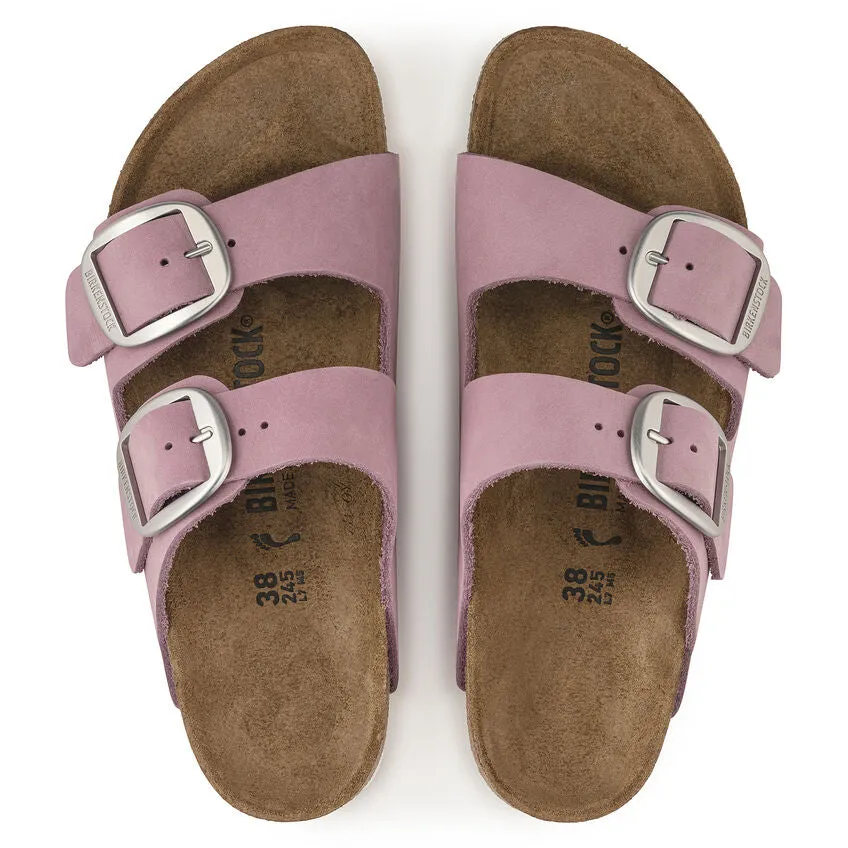 Arizona Big Buckle Orchid Nubuck Leather