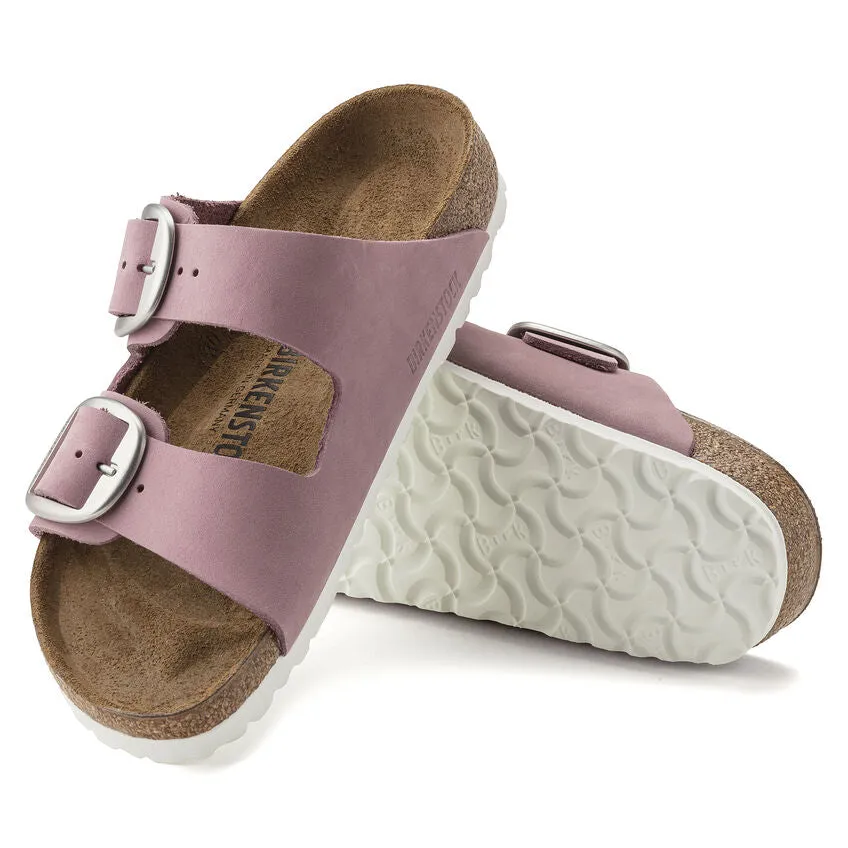 Arizona Big Buckle Orchid Nubuck Leather