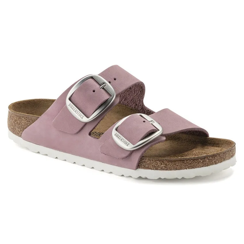 Arizona Big Buckle Orchid Nubuck Leather