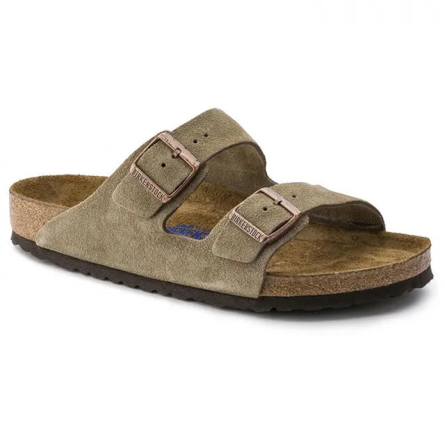Arizona Soft Footbed Suede Leather - Taupe