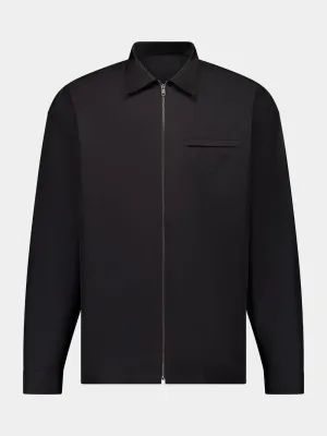 Black Technical Shirt Jacket
