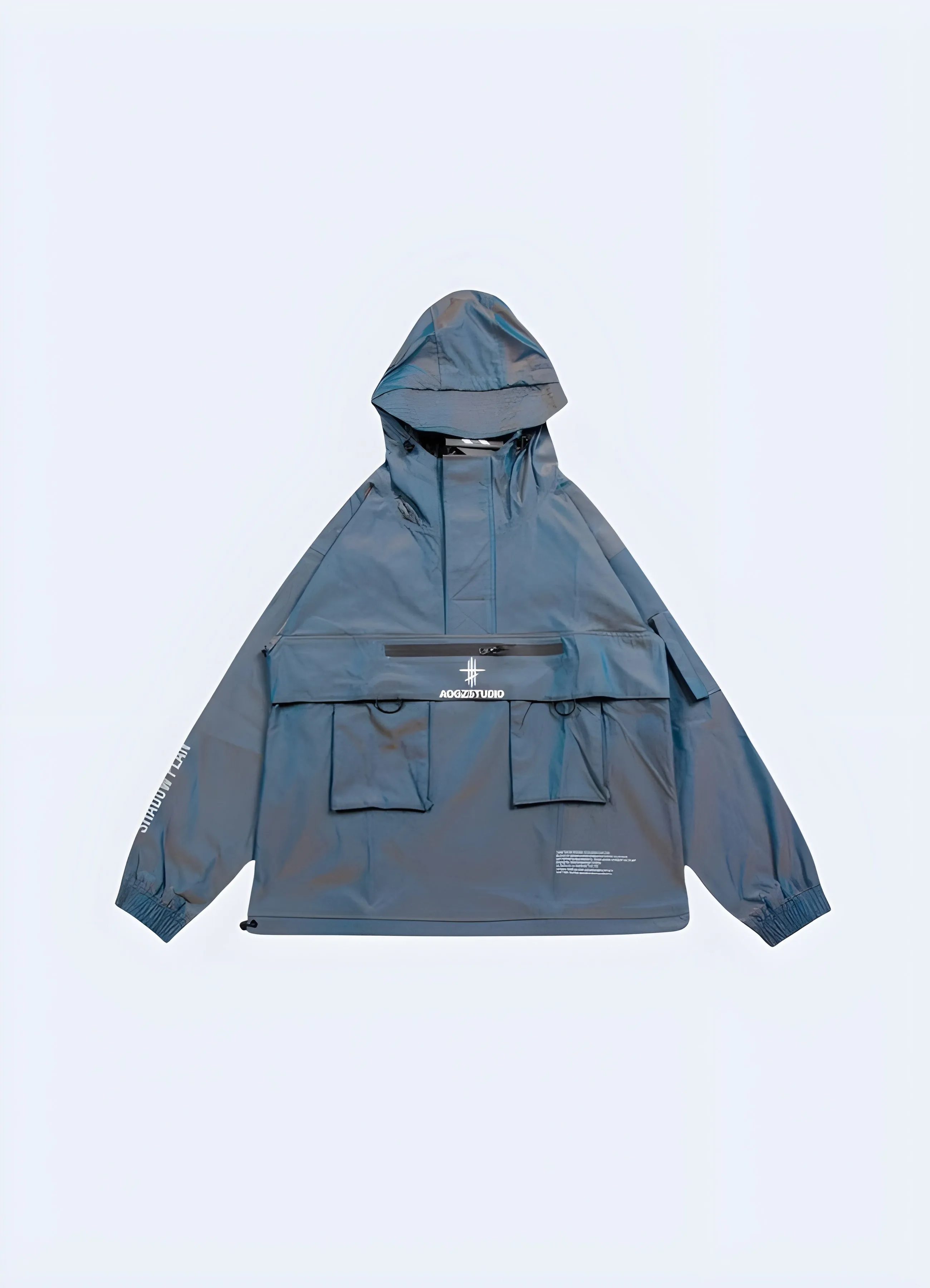 Blue Techwear Jacket