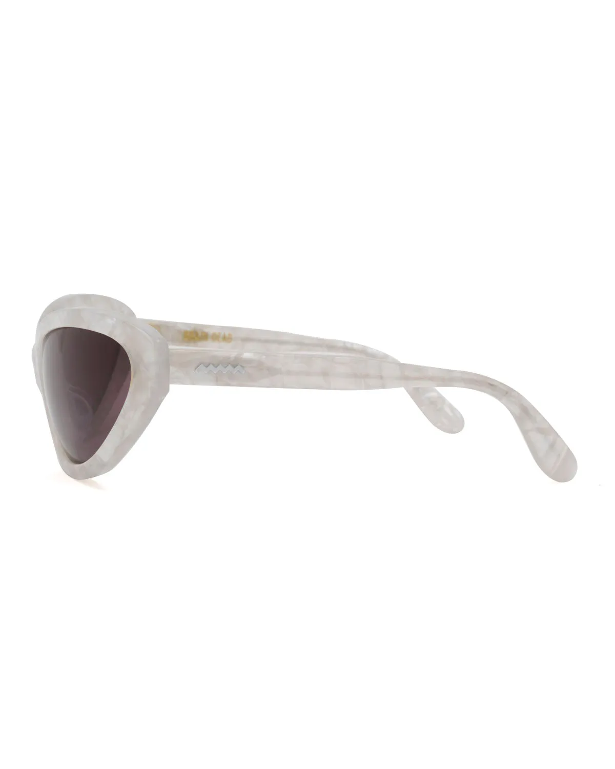 Bug Post Modern Primitive Eye Protection - Silver Pearl