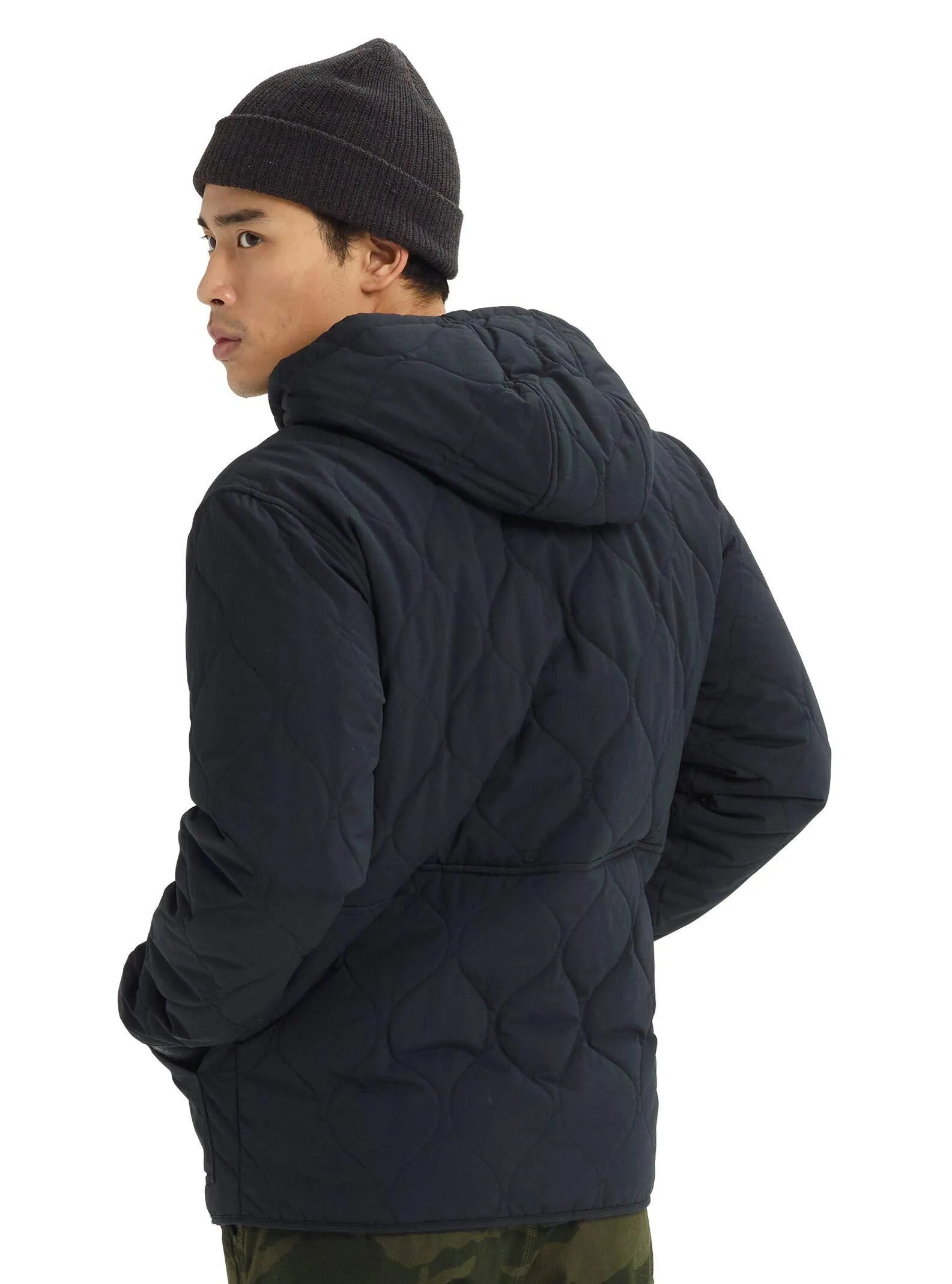 Burton Men's Mallet Hooded Jacket,  True Black,  Large