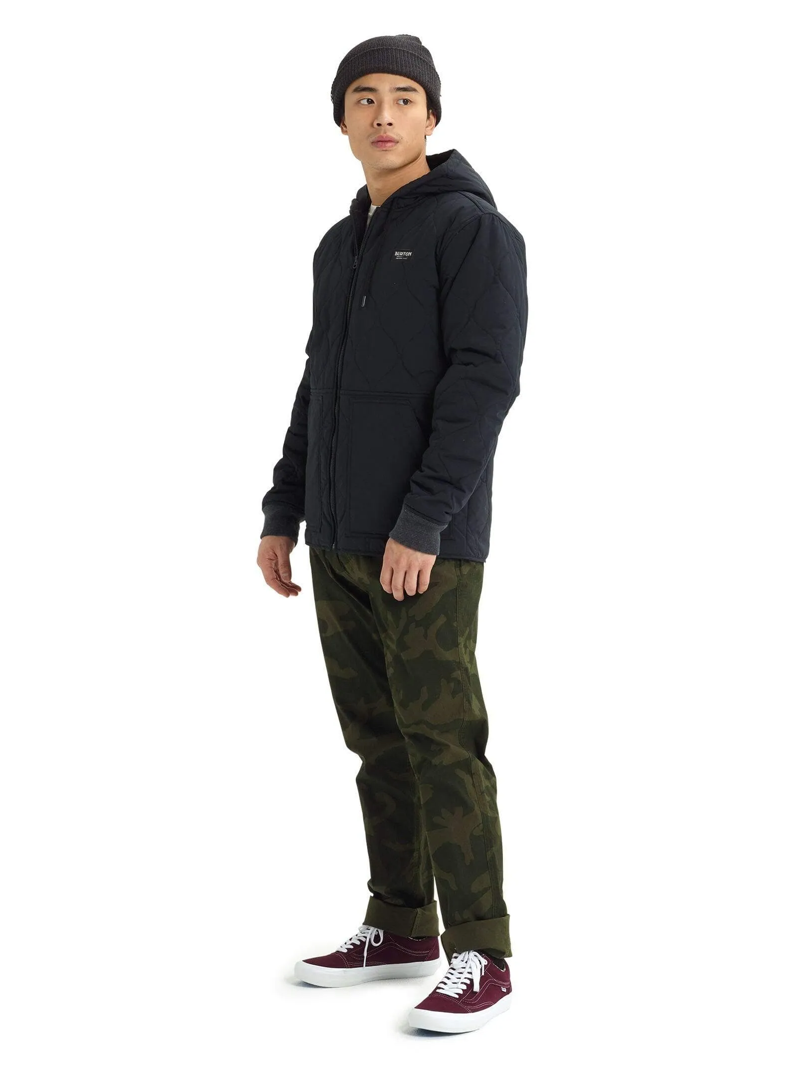 Burton Men's Mallet Hooded Jacket,  True Black,  Large