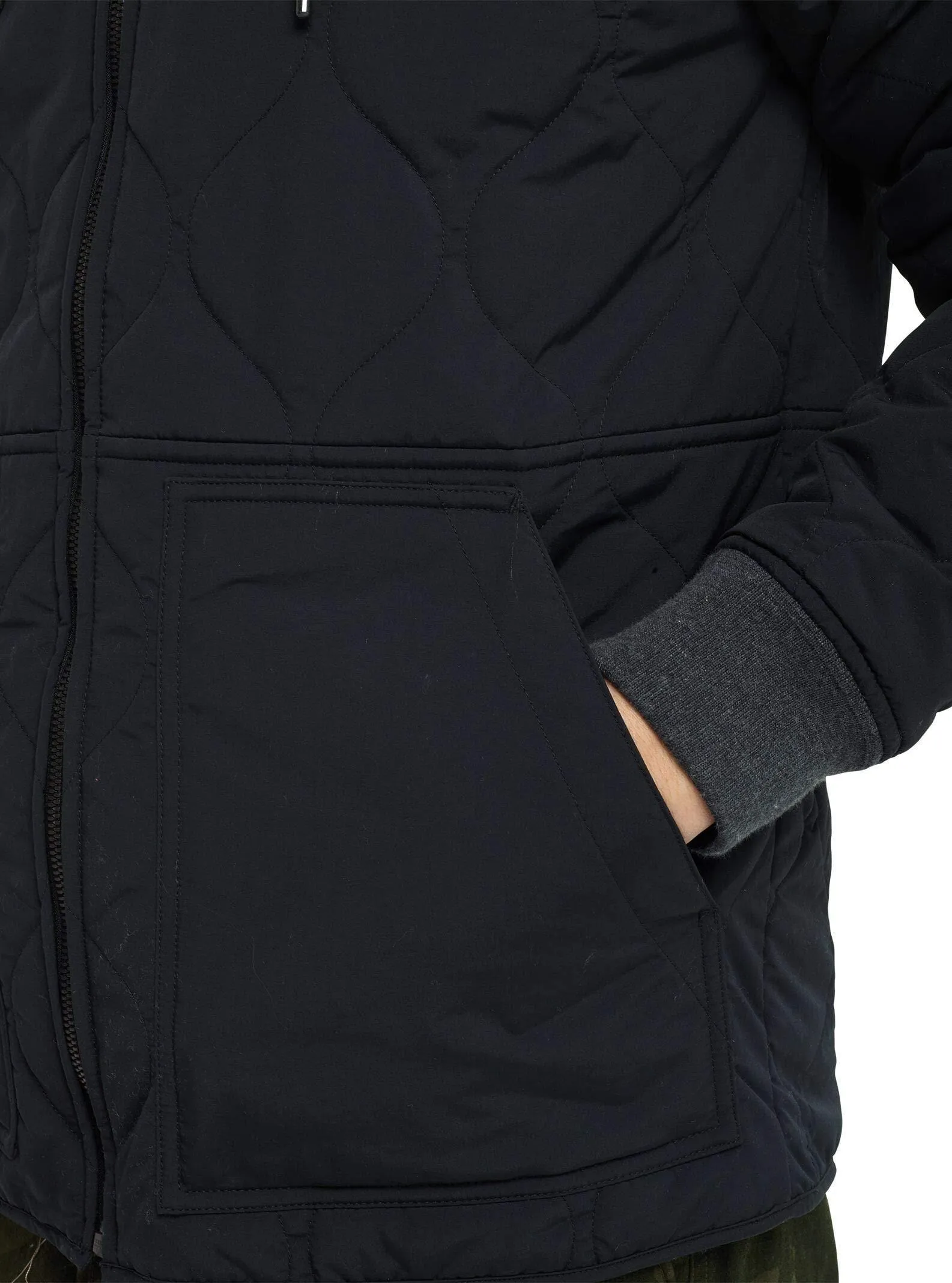 Burton Men's Mallet Hooded Jacket,  True Black,  Large