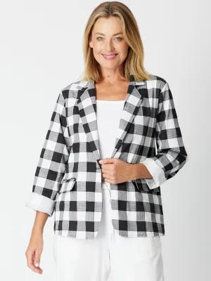 Check Relaxed Jacket - 30688 - Check