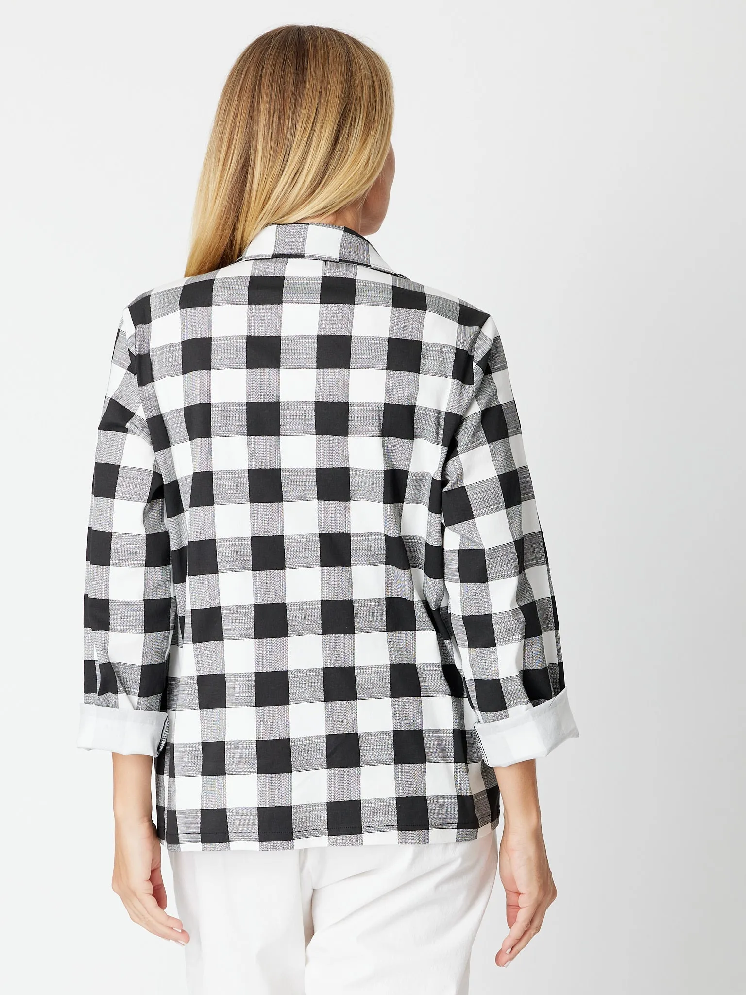 Check Relaxed Jacket - 30688 - Check