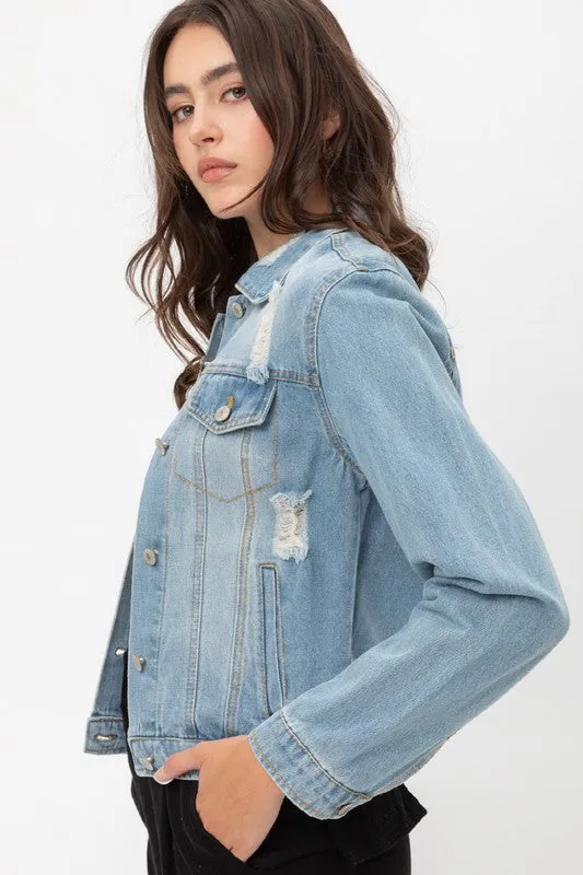 Cropped Denim Jacket