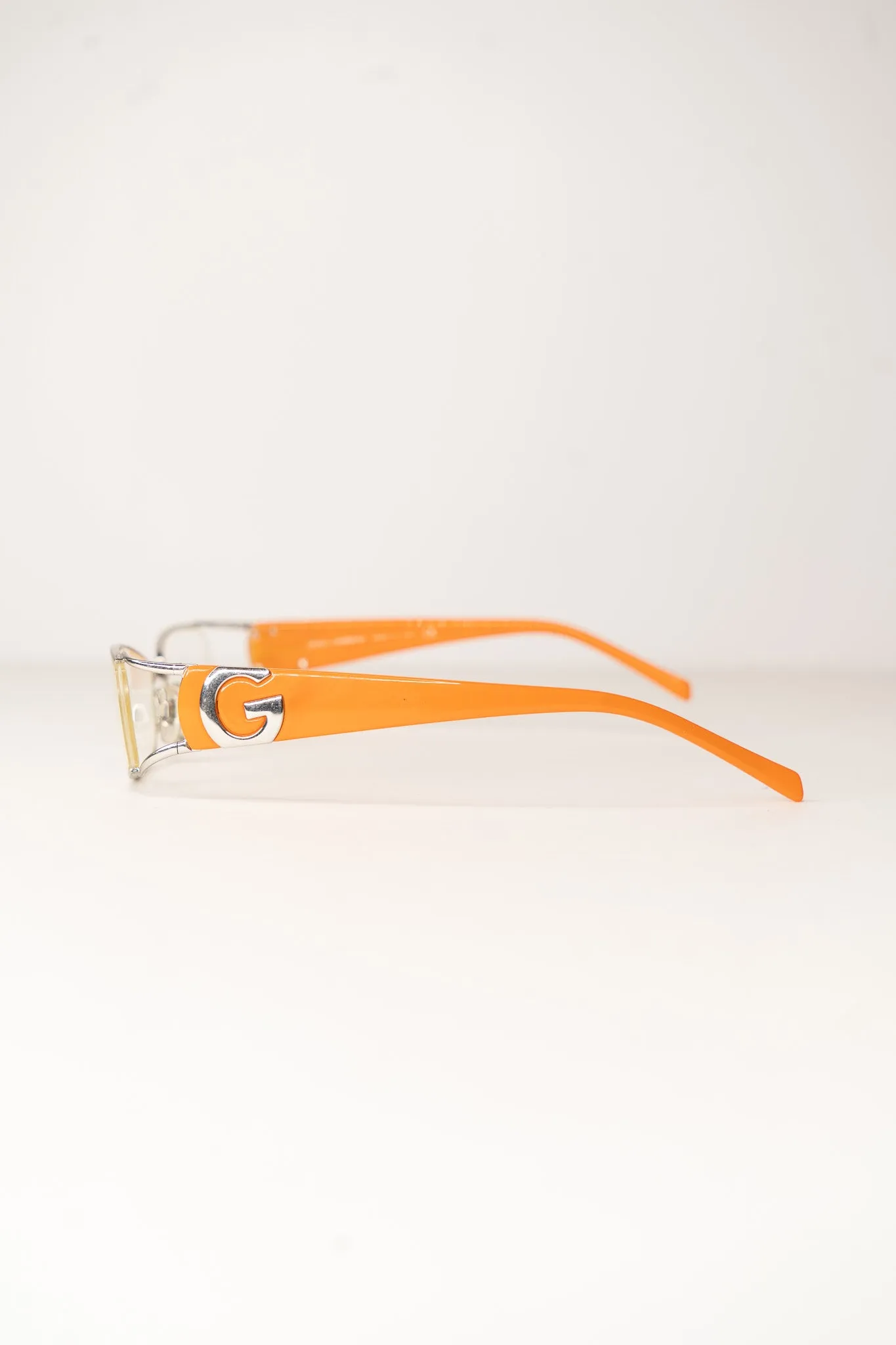 D&G Orange Silver Glasses