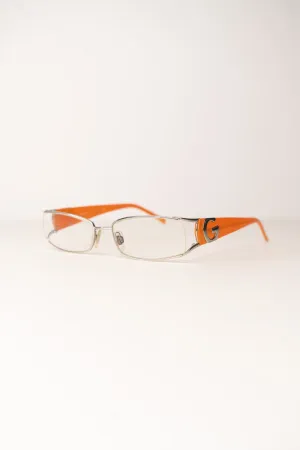 D&G Orange Silver Glasses