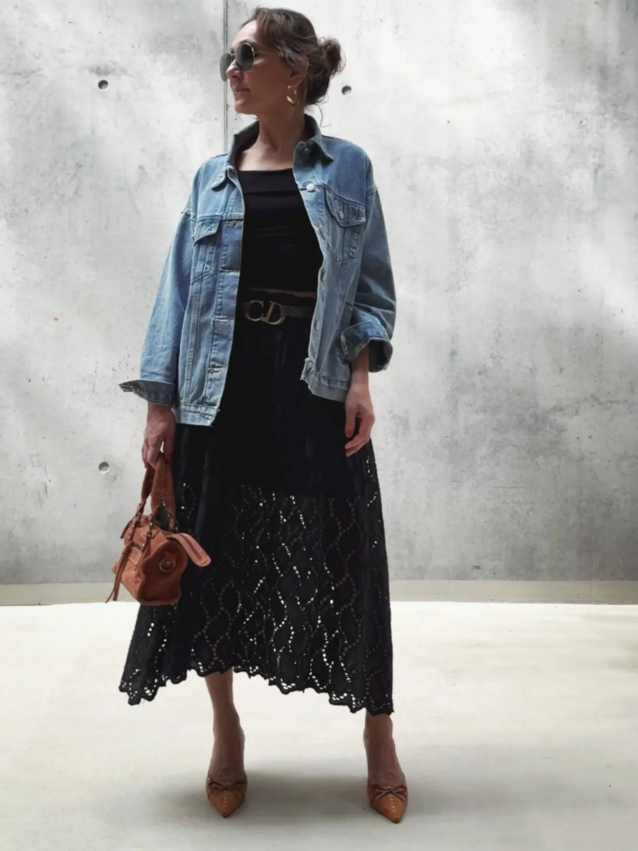 DENIM JACKET WITH LOVE - LIGHT BLUE