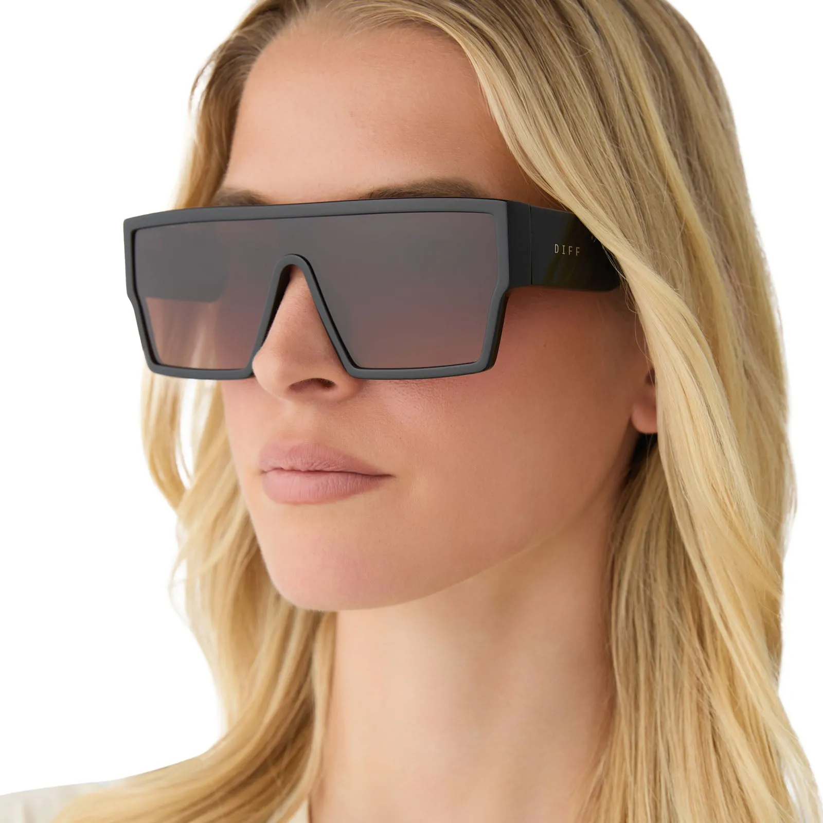 ELECTRA - BLACK   BROWN GRADIENT SUNGLASSES
