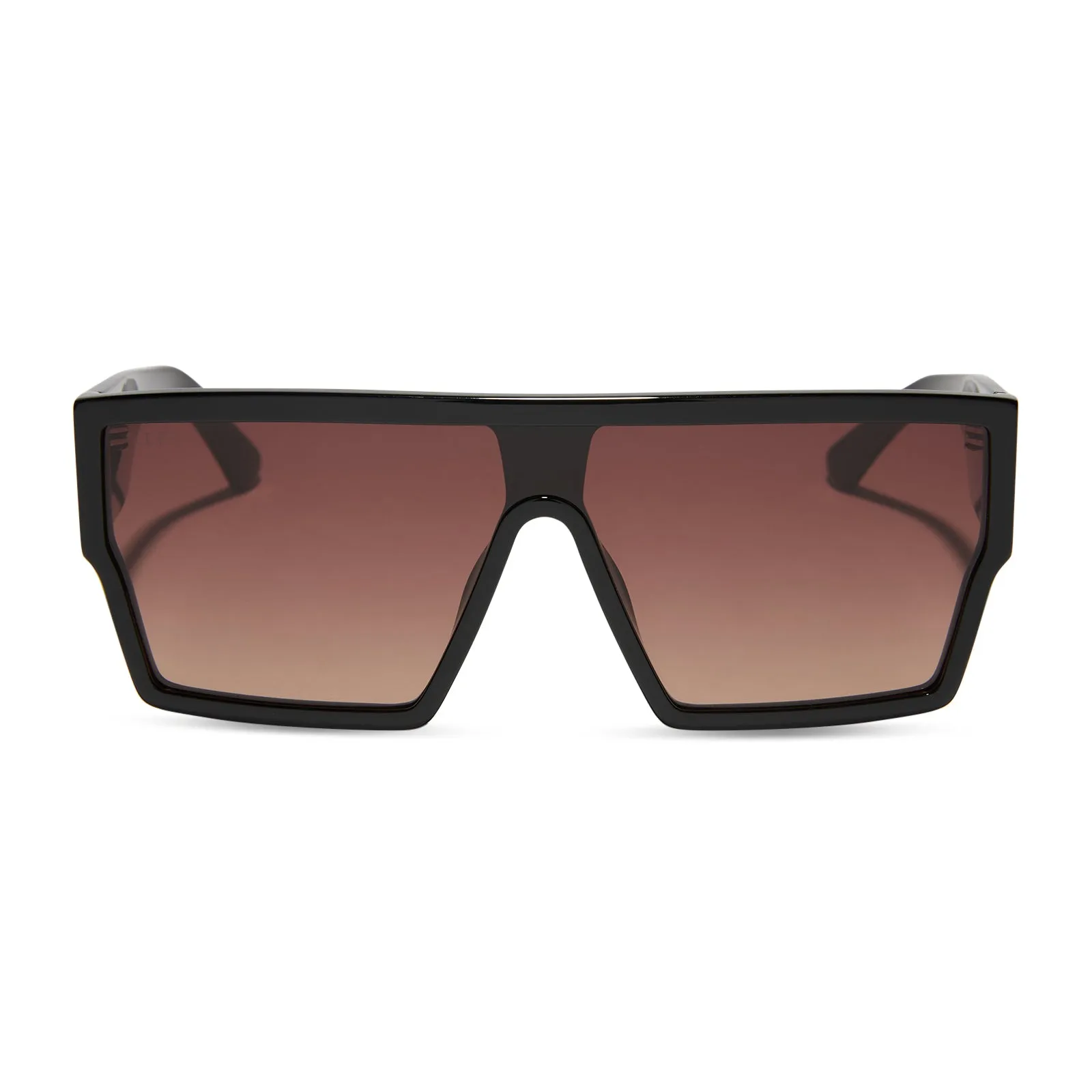 ELECTRA - BLACK   BROWN GRADIENT SUNGLASSES