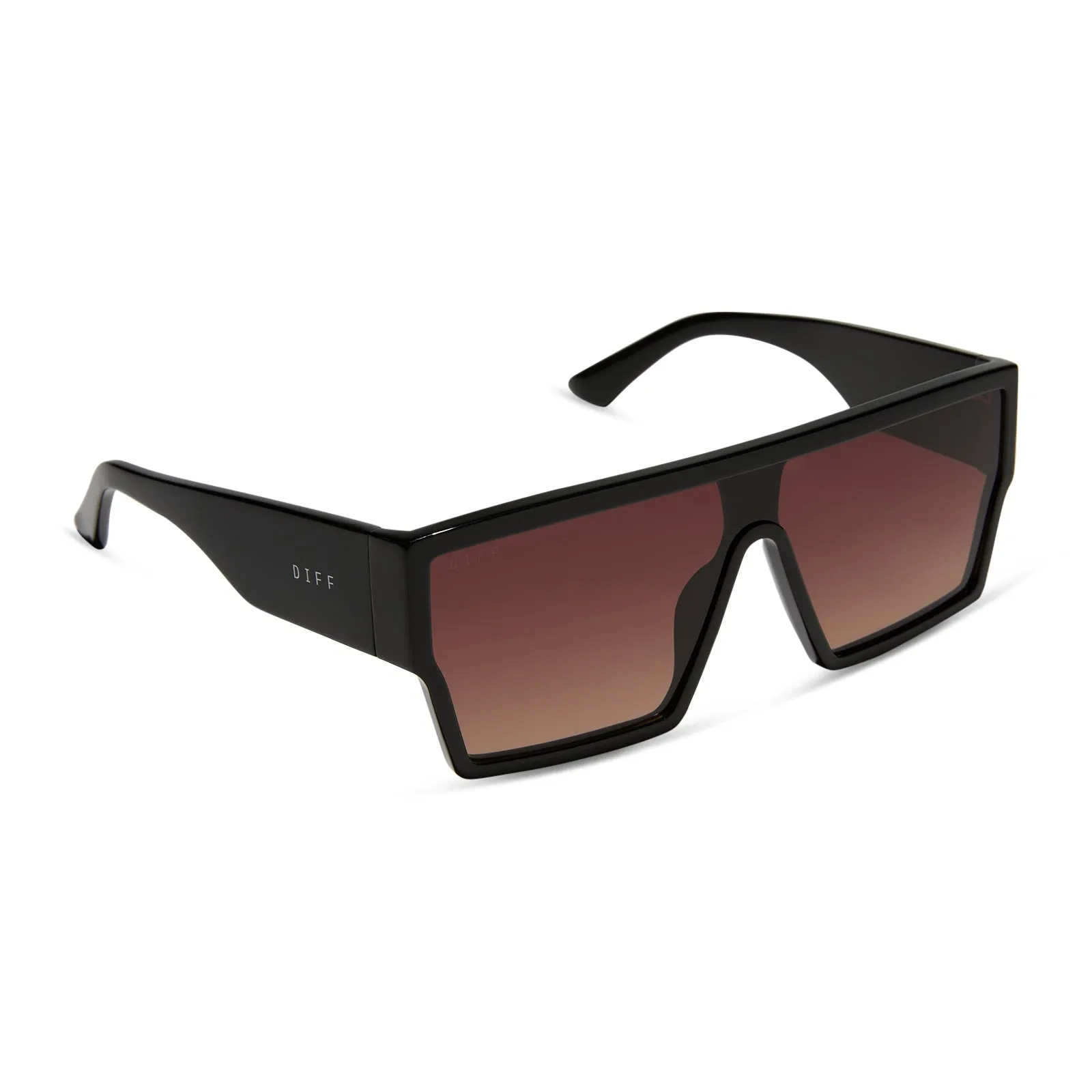 ELECTRA - BLACK   BROWN GRADIENT SUNGLASSES