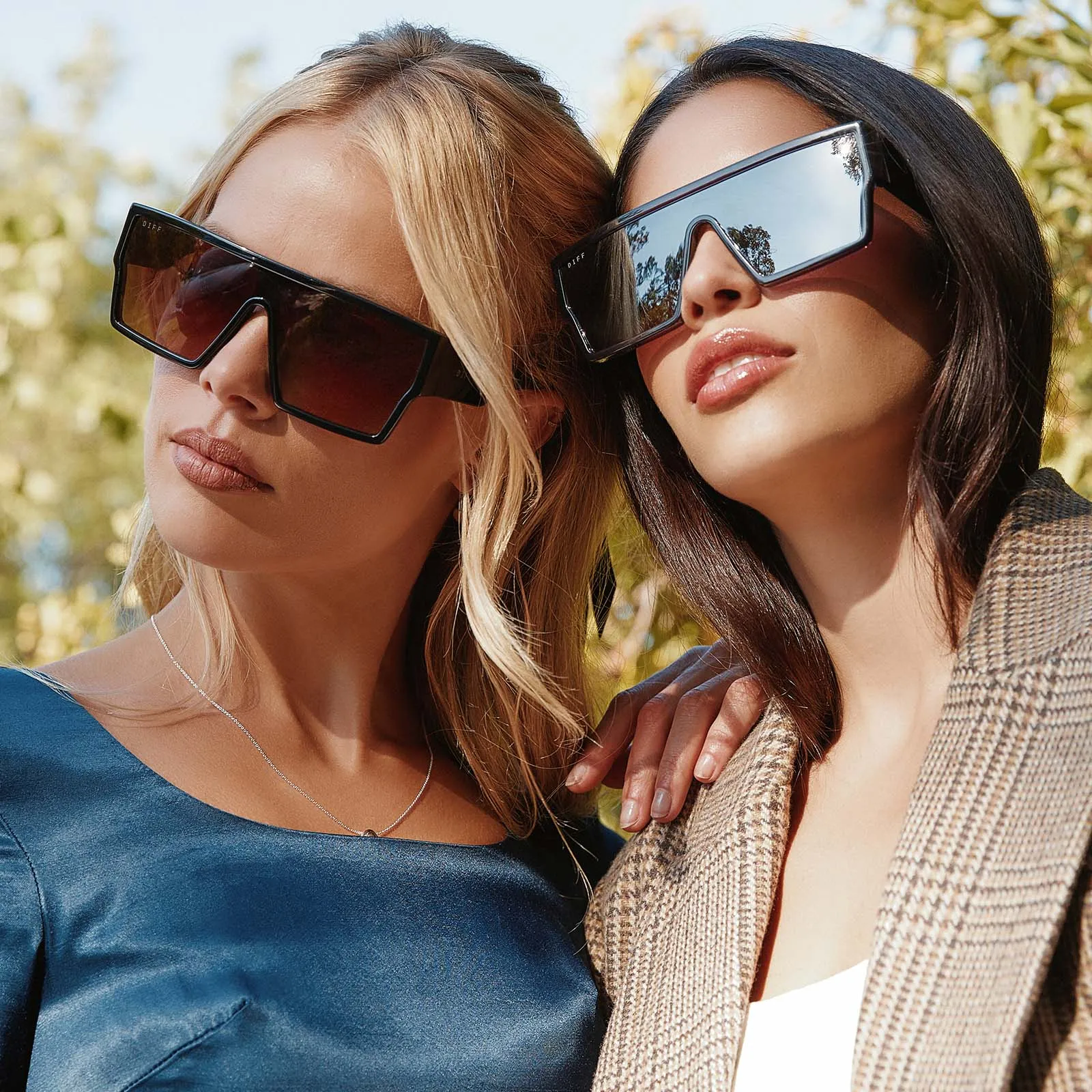 ELECTRA - BLACK   BROWN GRADIENT SUNGLASSES