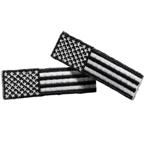 Floperator Embroidered Subdued U.S. Flag Patch Set