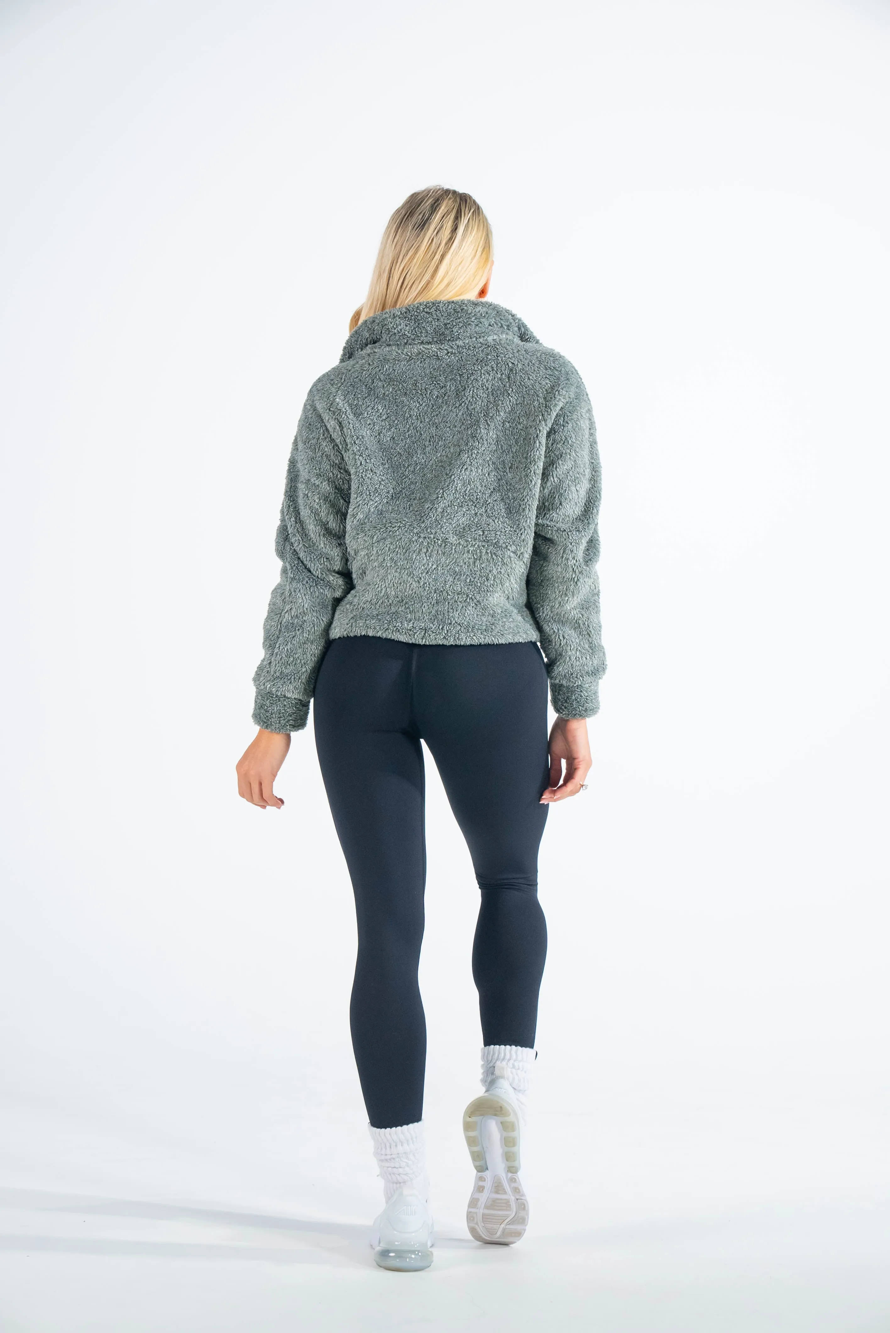 Fluffy Teddy Zip-Up Jacket