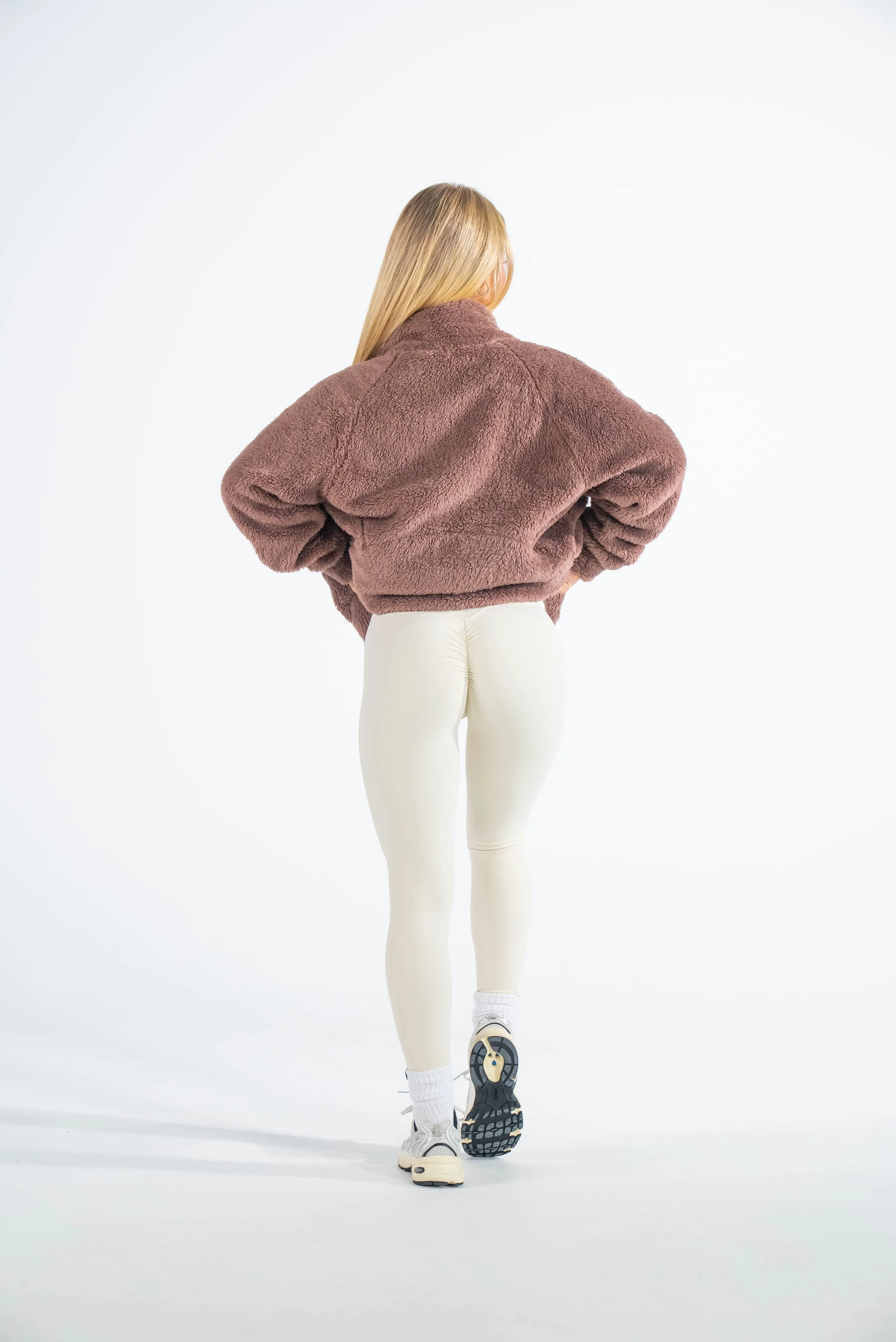 Fluffy Teddy Zip-Up Jacket