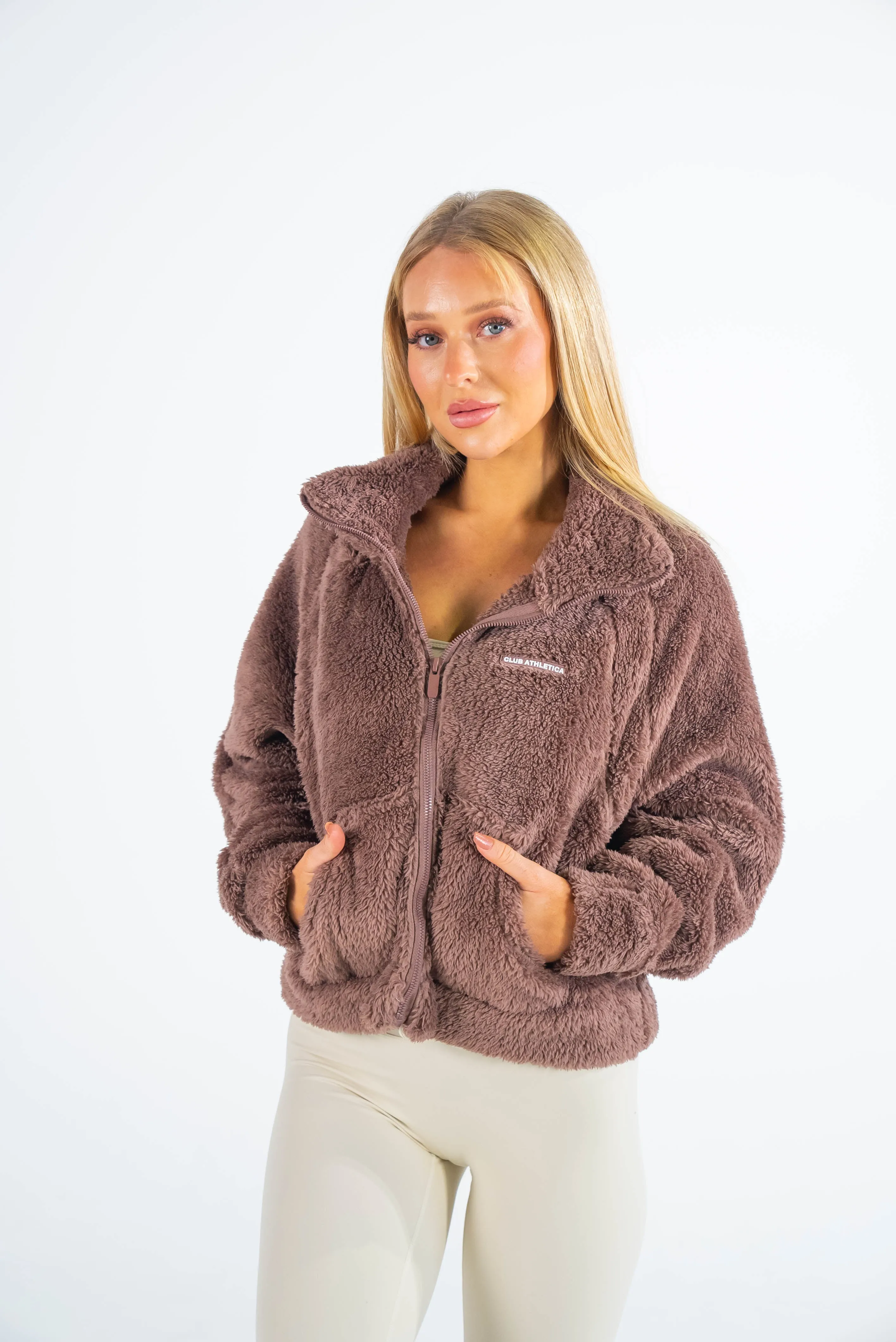 Fluffy Teddy Zip-Up Jacket