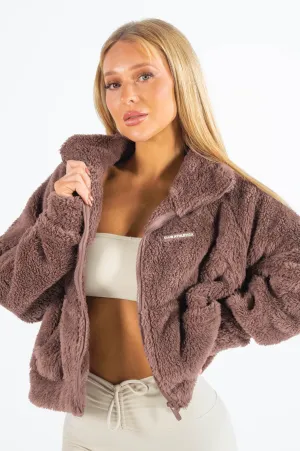 Fluffy Teddy Zip-Up Jacket