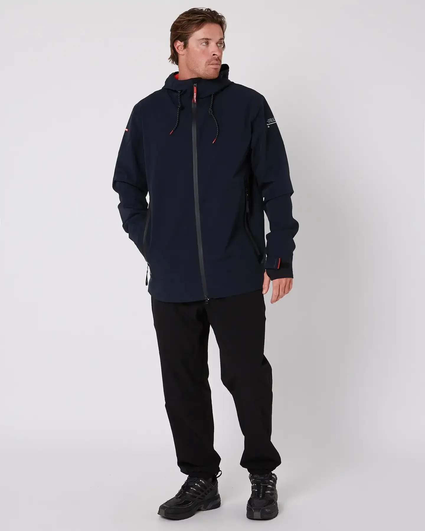 Follow Outer Spray Zip-Through Jacket - Black