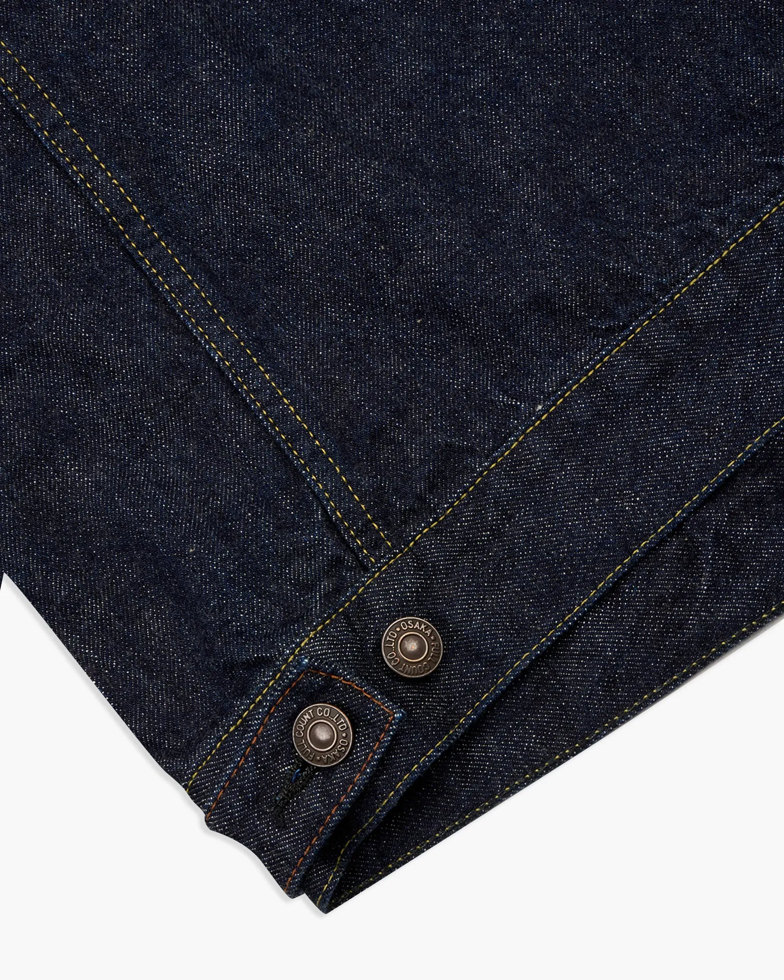 Fullcount 2101-W20 13.7oz Selvedge Type III Denim Jacket - Indigo Onewash