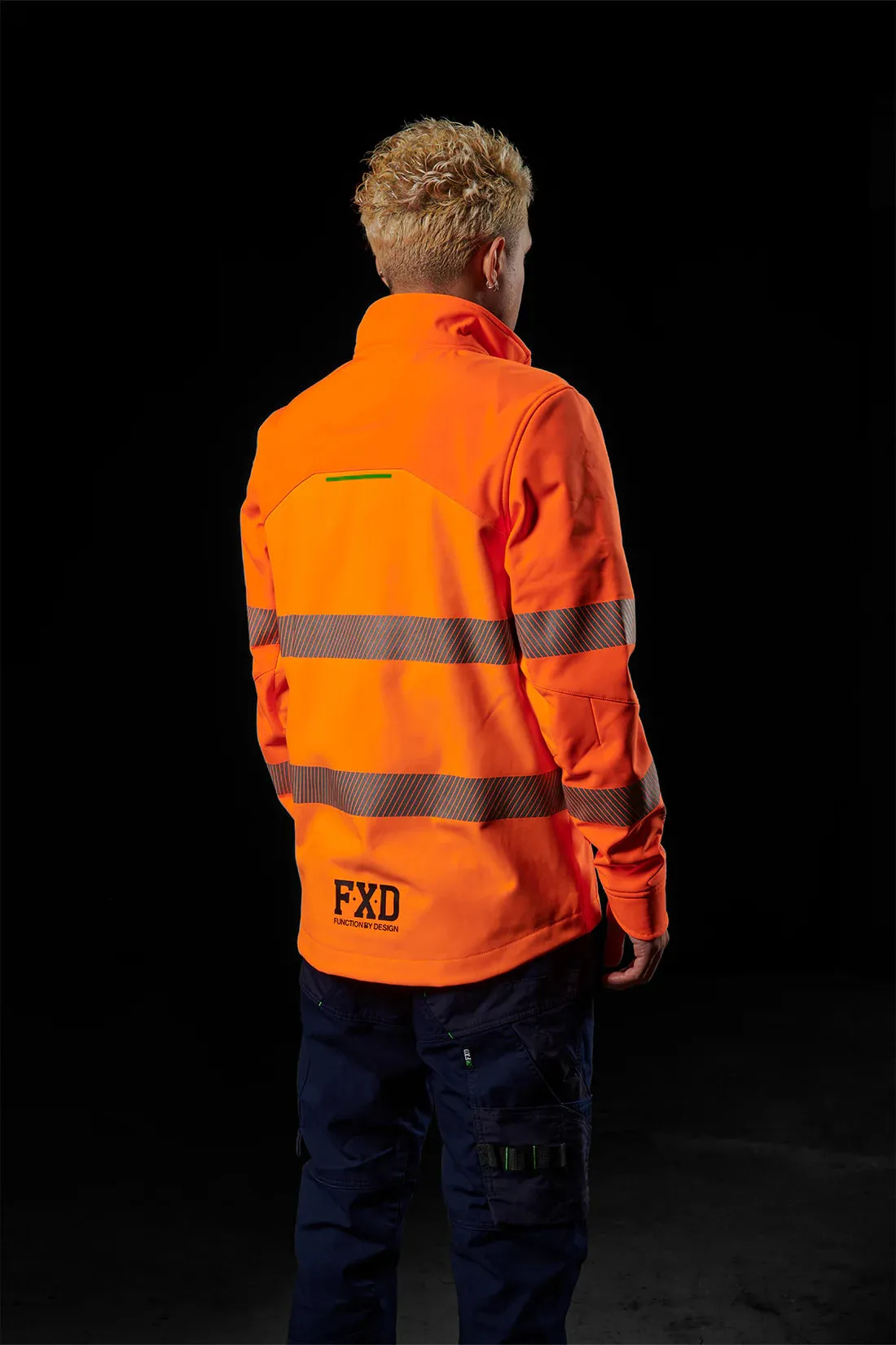 FXD Hi Vis Taped Soft Shell Work Jacket WO-3T
