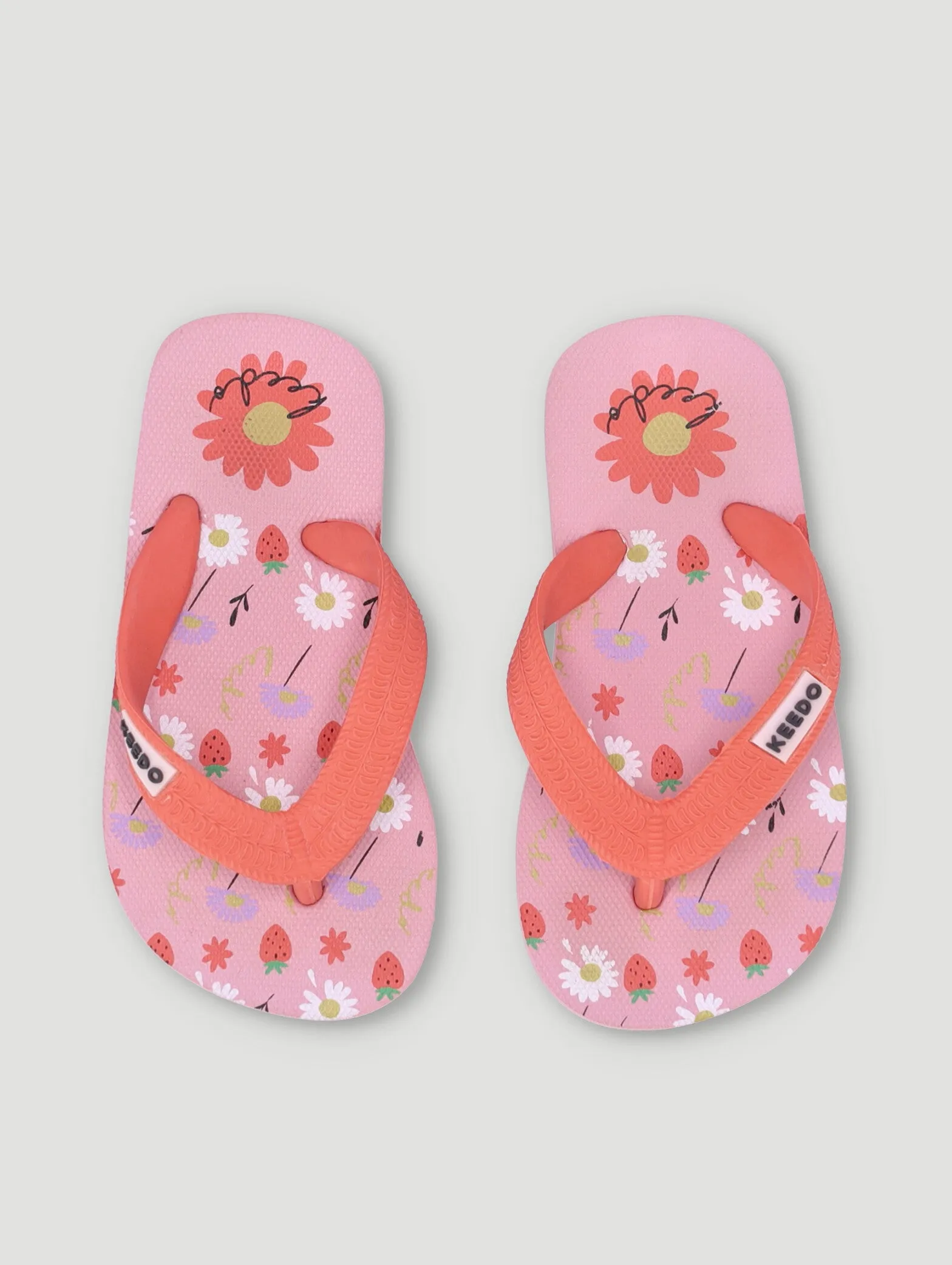 Girls Floral Flip Flop