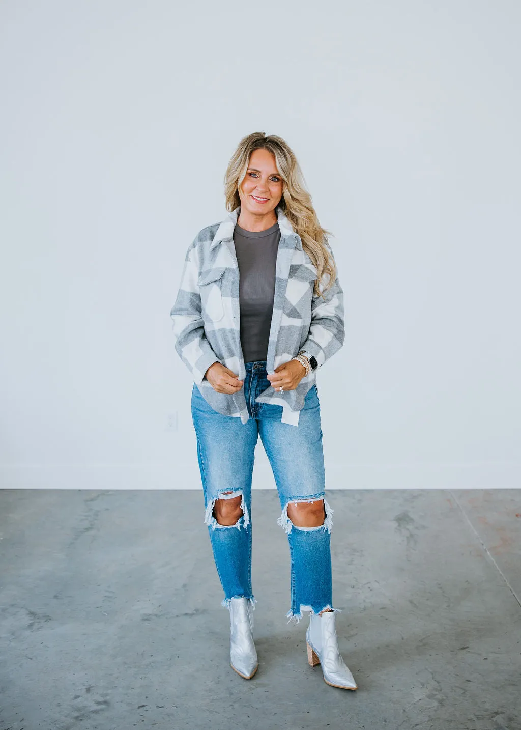 Harvey Plaid Shacket
