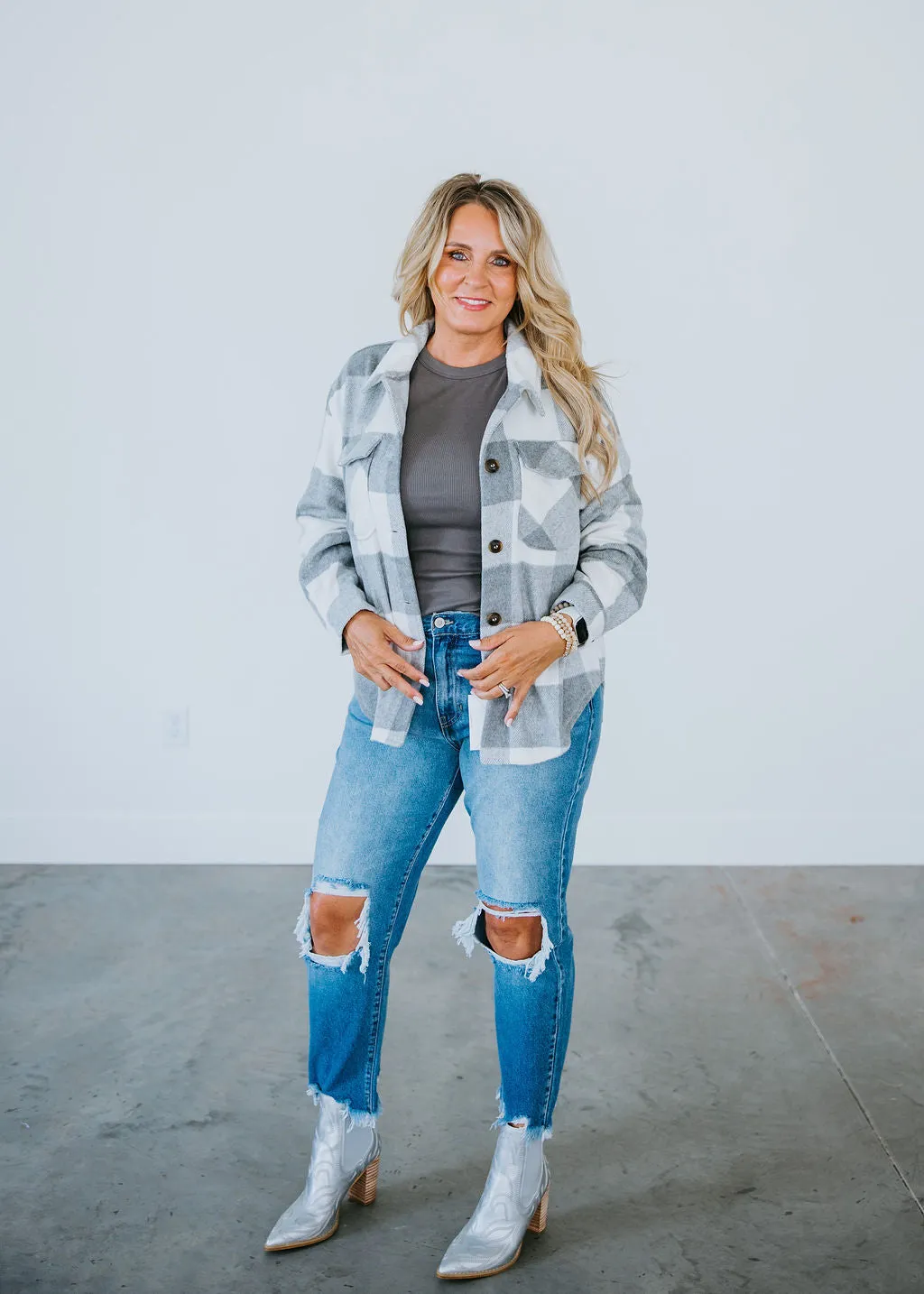 Harvey Plaid Shacket
