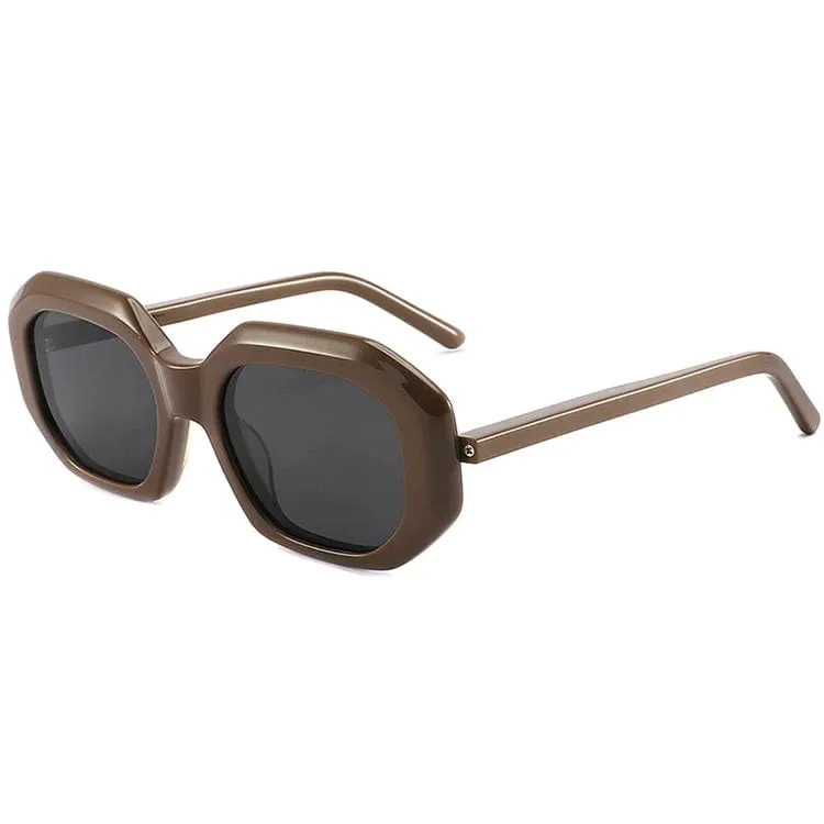 Hexagon Small Frame Sunglasses Polarized