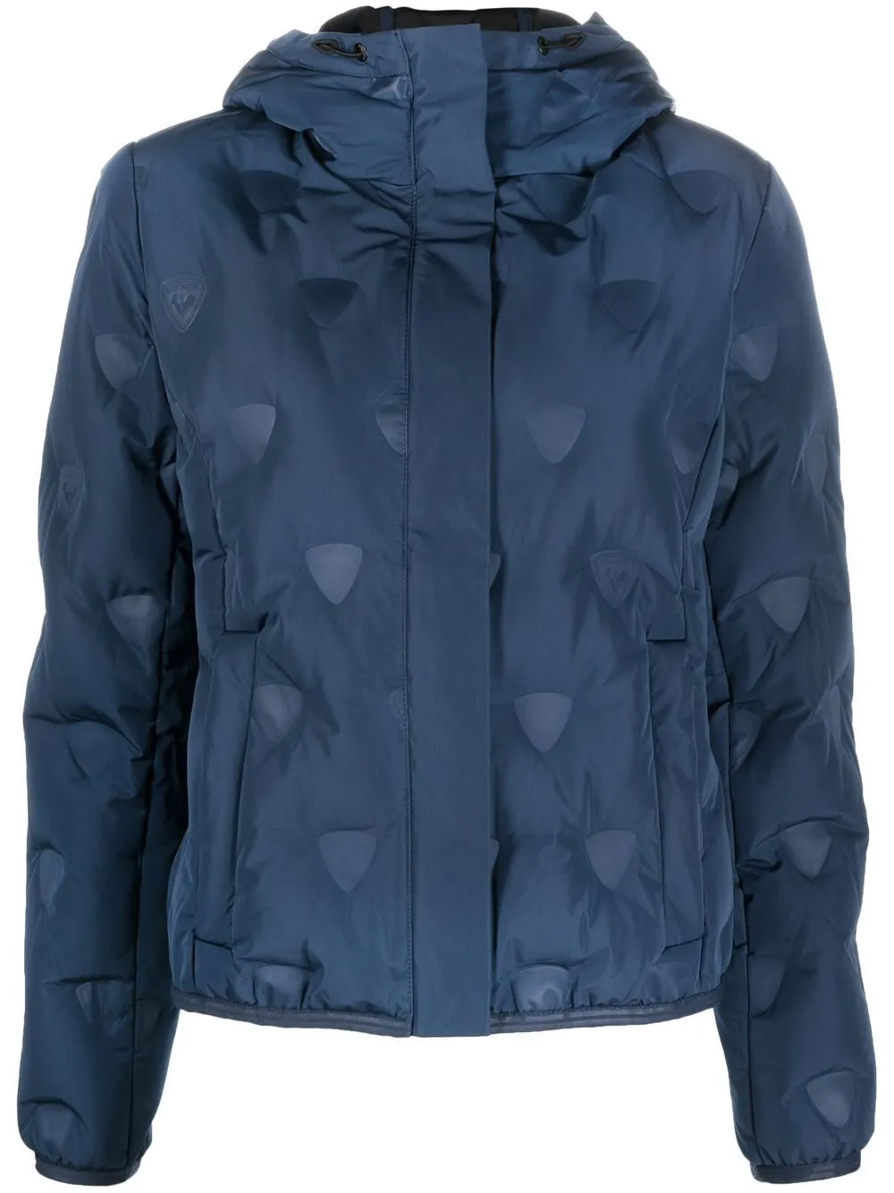 hooded quilted jacket