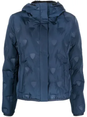hooded quilted jacket