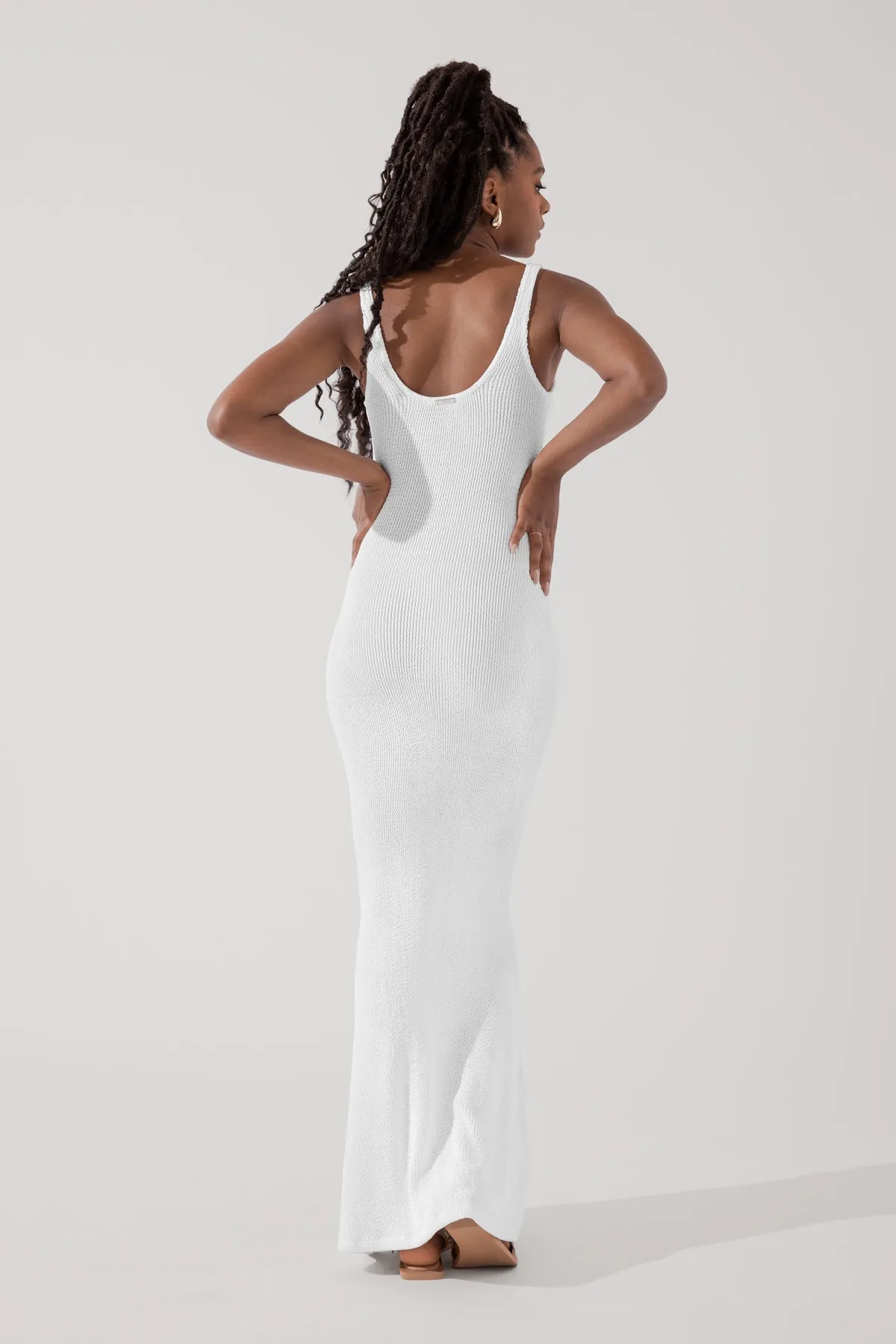 Hourglass Maxi Dress - White