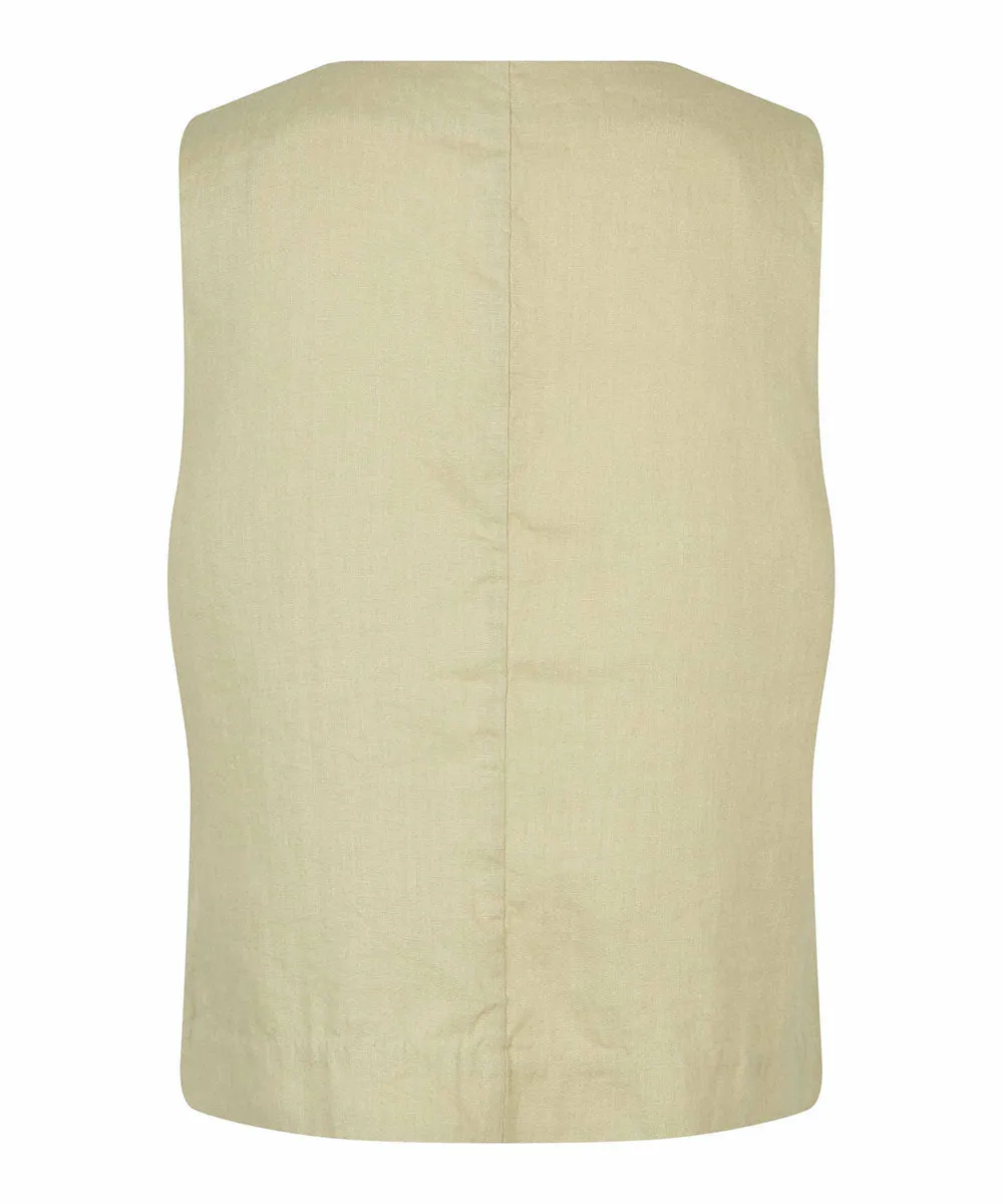 Jordyn Linen Vest