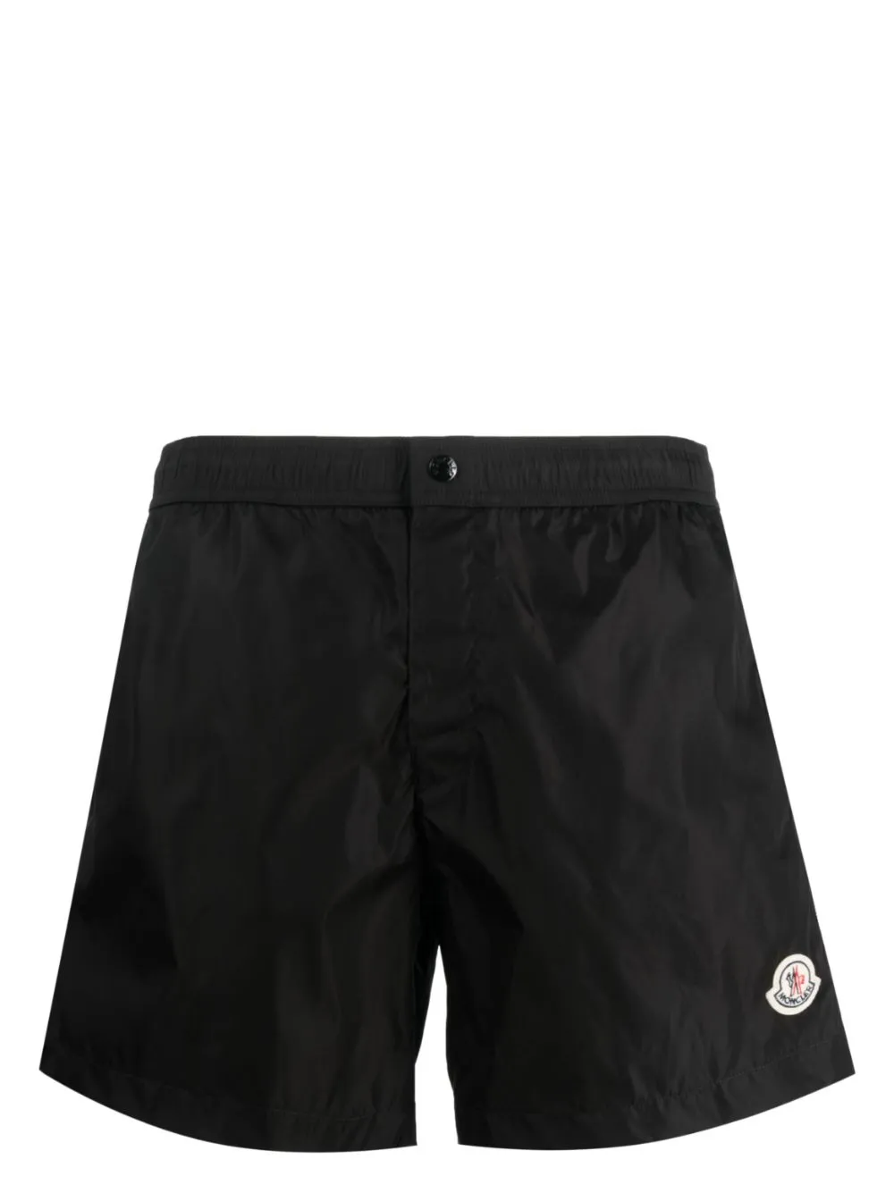 logo-patch swim shorts