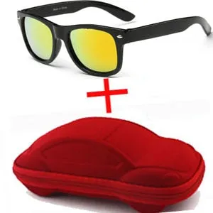 LongKeeper Cool Kids Sunglass UV 400 Protection with Case Children Gift