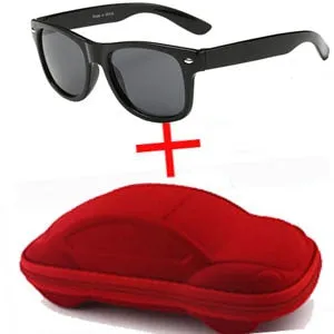 LongKeeper Cool Kids Sunglass UV 400 Protection with Case Children Gift