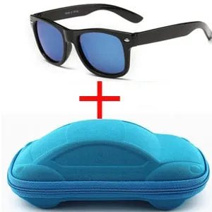 LongKeeper Cool Kids Sunglass UV 400 Protection with Case Children Gift