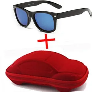 LongKeeper Cool Kids Sunglass UV 400 Protection with Case Children Gift