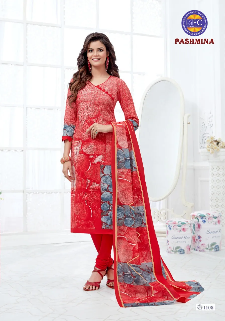 MFC Presents Pashmina Vol11 Heavy Cotton Casual Wear Salwar Suits