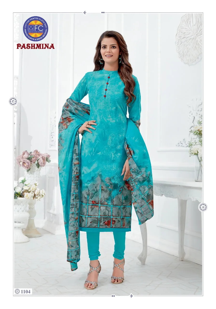 MFC Presents Pashmina Vol11 Heavy Cotton Casual Wear Salwar Suits