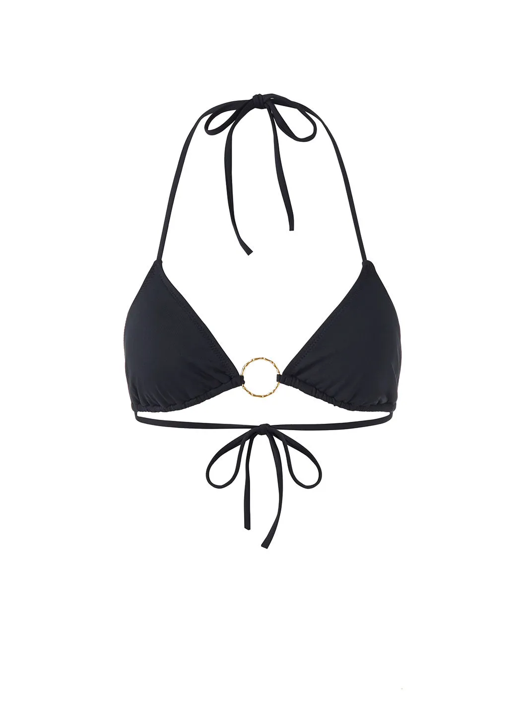 Miami Black Bikini Top