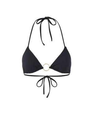 Miami Black Bikini Top