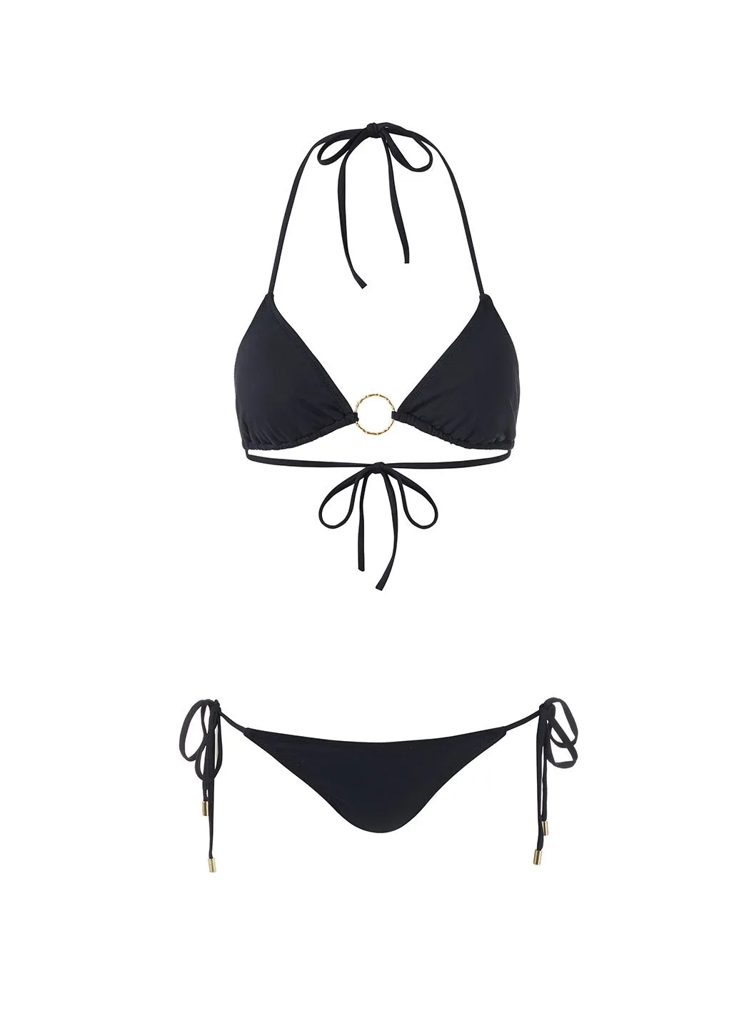 Miami Black Bikini Top