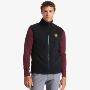 Mix Media Full-Zip Fleece Vest For Men