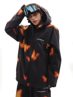 Molocoster Flame Butterfly Snow Jacket - Unisex