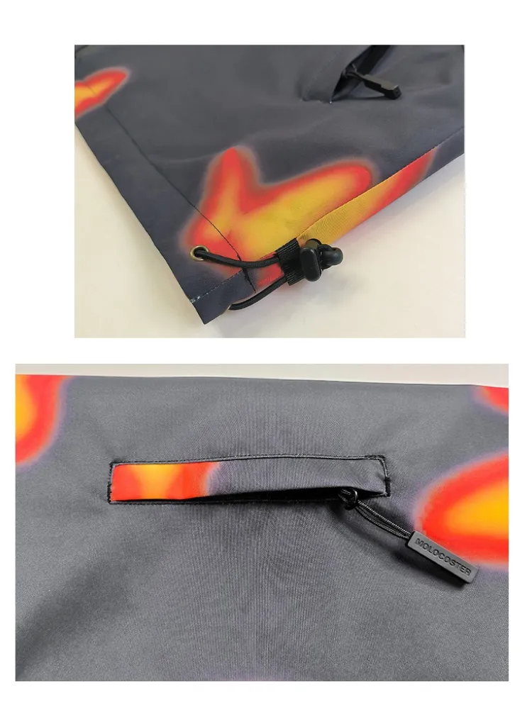 Molocoster Flame Butterfly Snow Jacket - Unisex